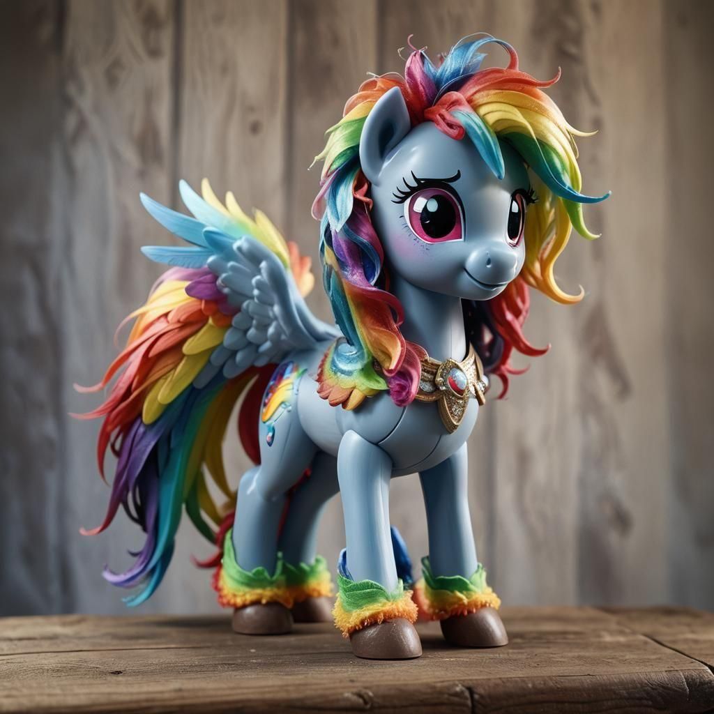 Rainbow dash my little pony toy
