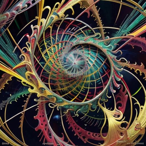 Prismatic Fireworks and Shattered Glass in Hyper-Realism