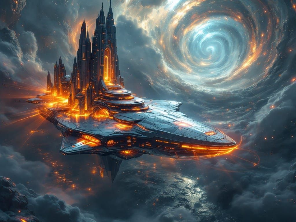 Antigravity Helium Ship with Superconductive Energies