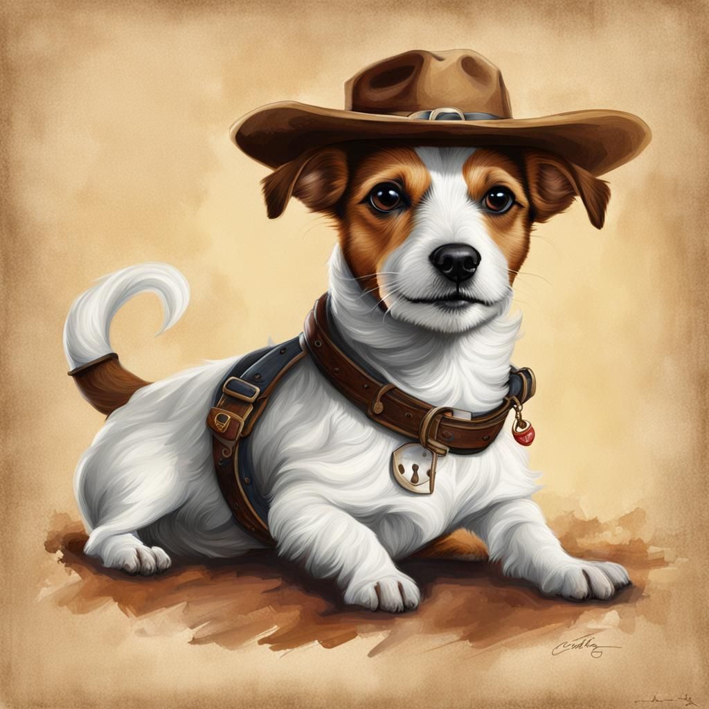 Calamity Jane as a Jack Russell Terrier