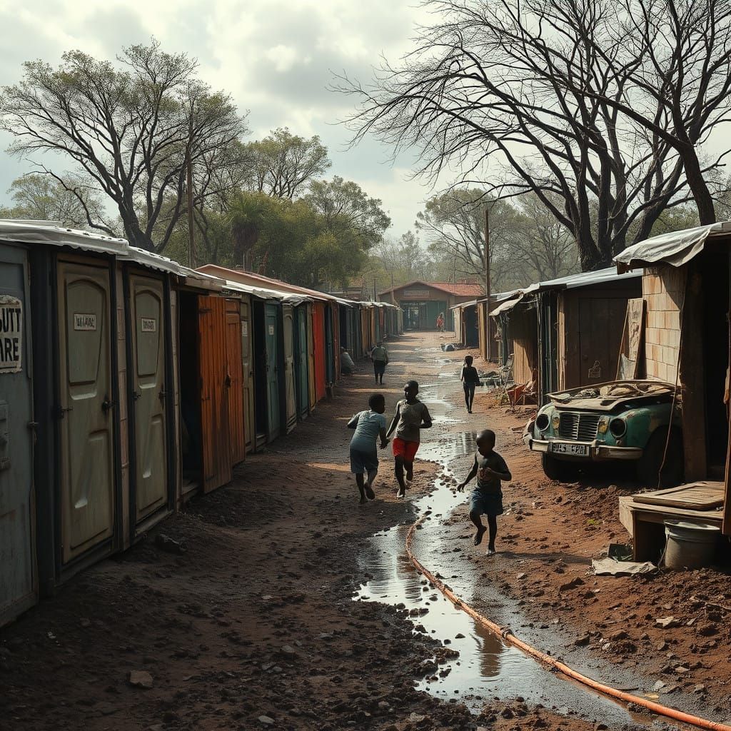 South African Shack Life: Desperation and Resilience Amidst....