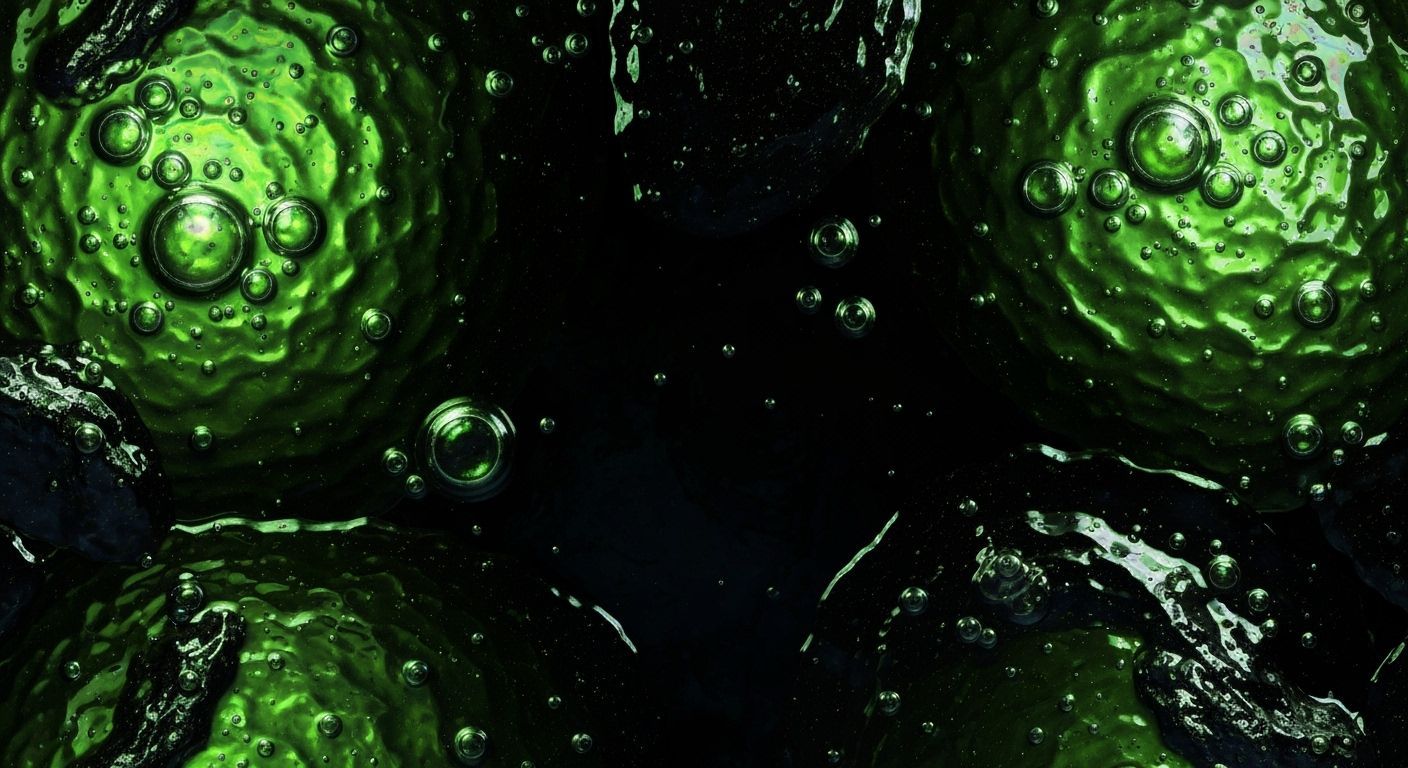 Viscous Slime Texture with Oily Film