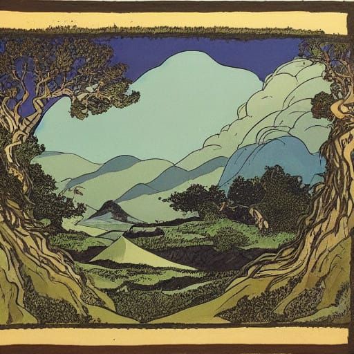 Glorious Warrior Woman Leads Triumphant Tribal Procession Th...