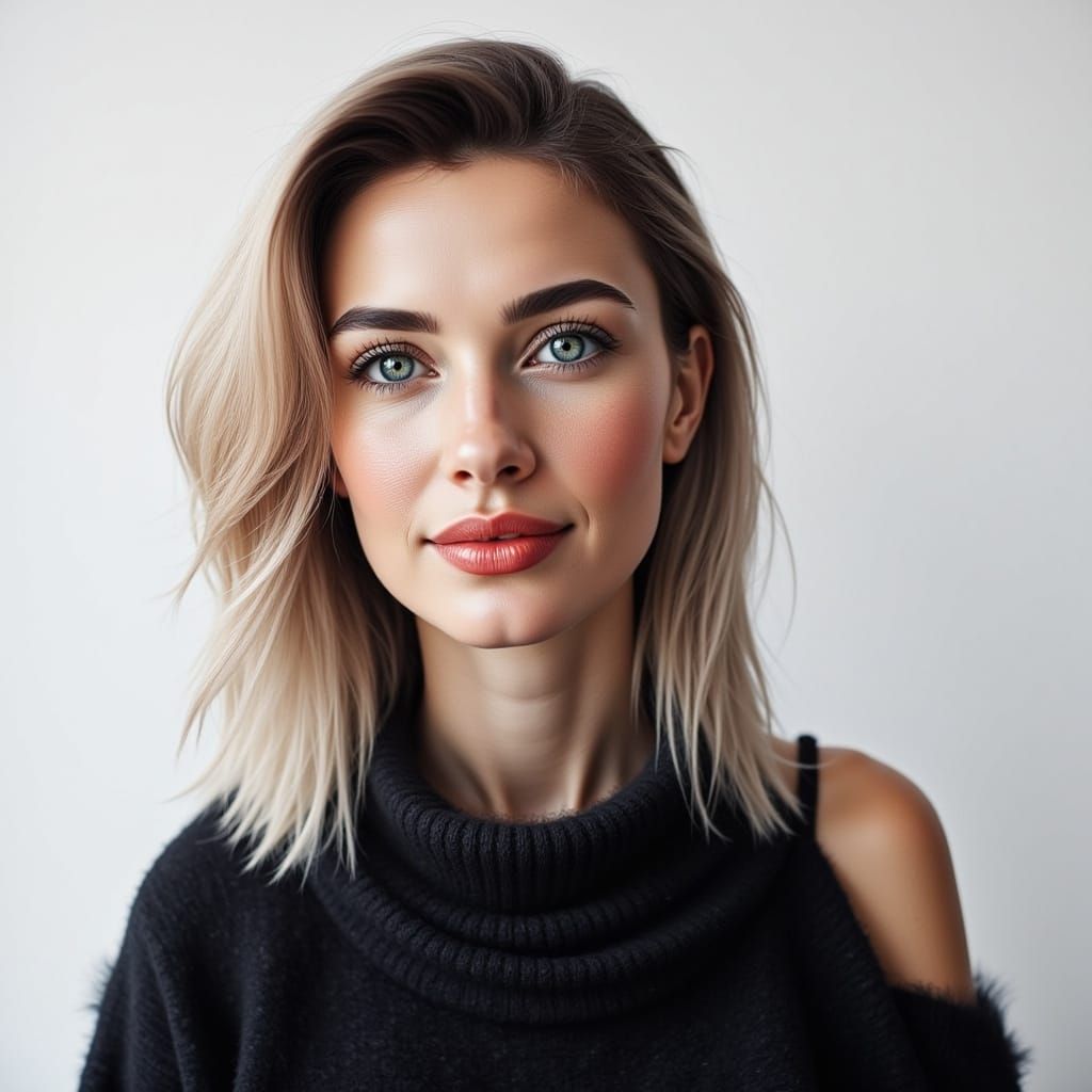 Realistic Professional Studio Portrait