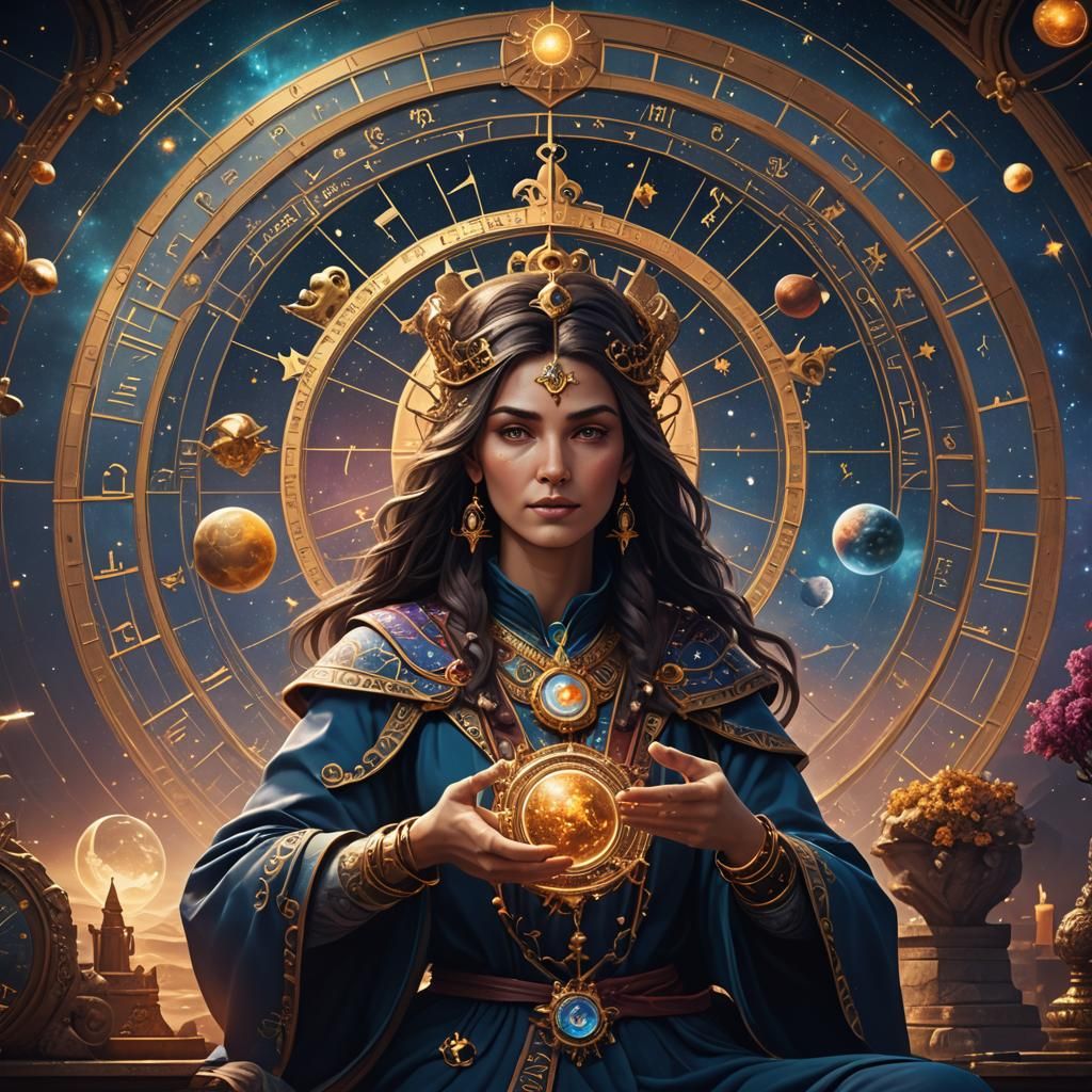 Mysterious Astrologist Creates a Detailed Horoscope