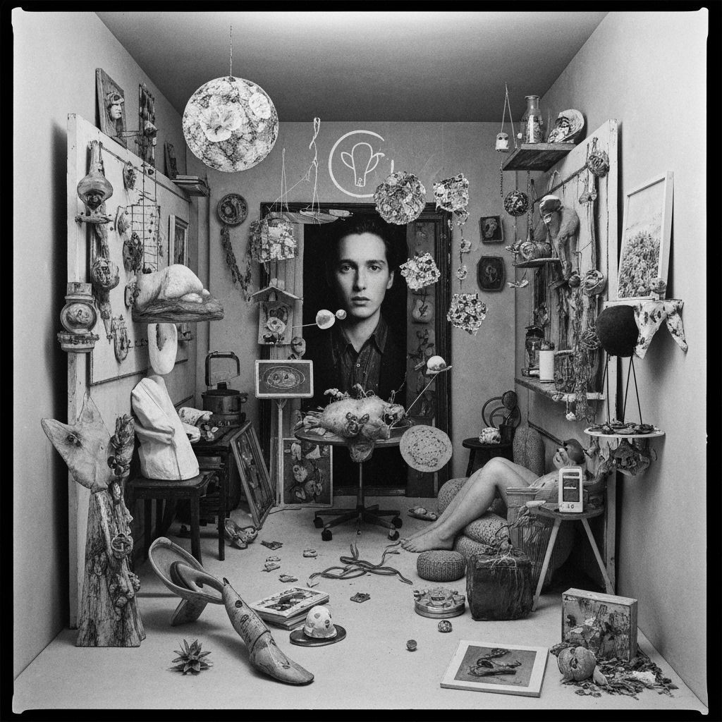 Surreal Photo of Identity Disturbance in Winogrand Style