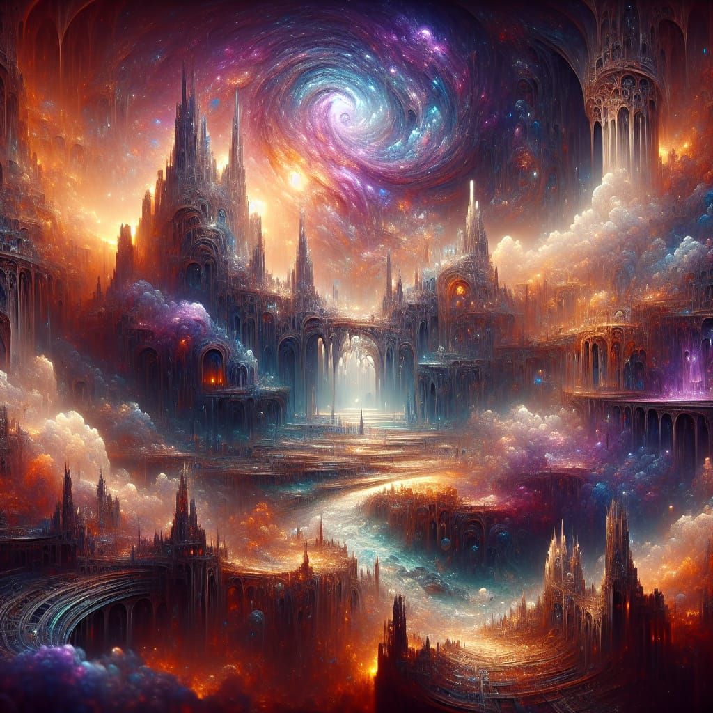 Fantasy Landscape Matte Painting in Unreal Engine