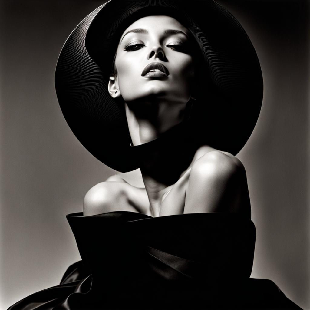 Striking Portrait in High Contrast