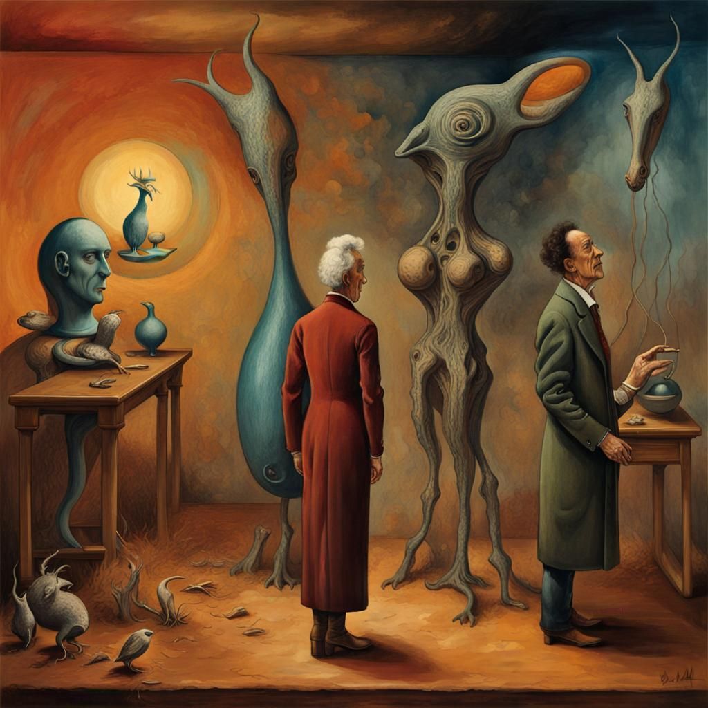 Surreal Dreamscape in Dark Fantasy Style