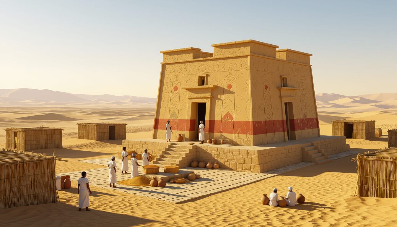 Ancient Sumerian Temple at Eridu, Ubaid Period