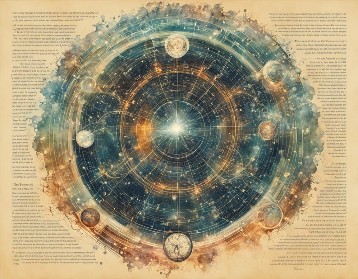 Ethereal Core of Cosmic Knowledge Illuminates the Universe