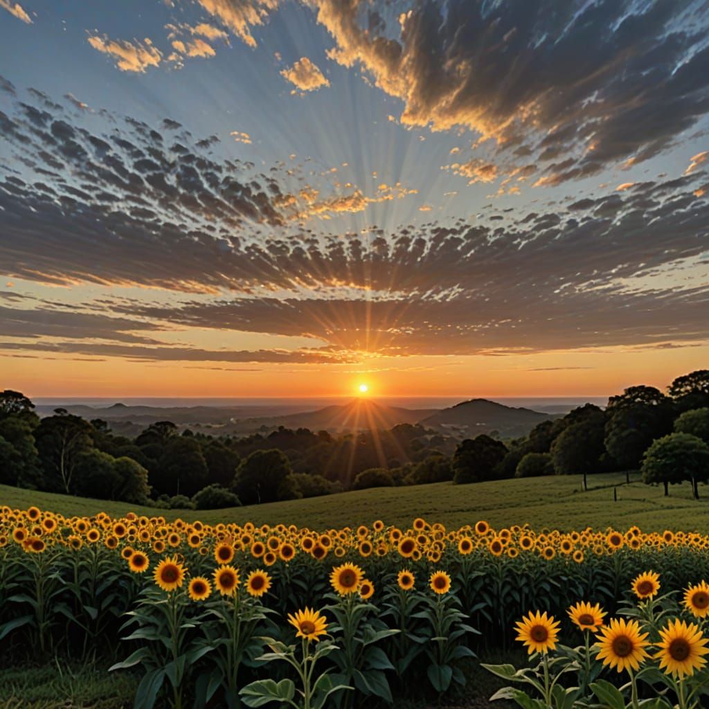 Peaceful Dawn: A New Day is Born