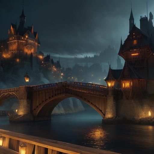 the big wooden bridge