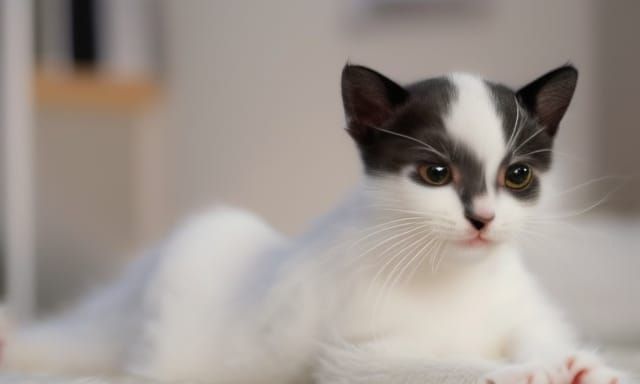 Simple AI Image of a Cat