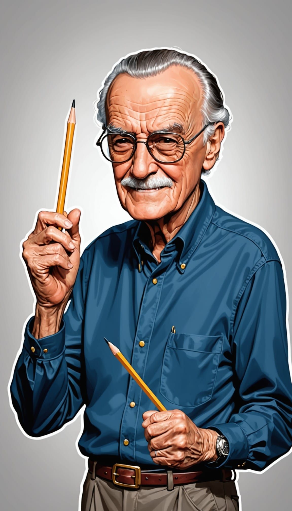 Spider-Man Draws Cartoon Stan Lee With Magic Pencil