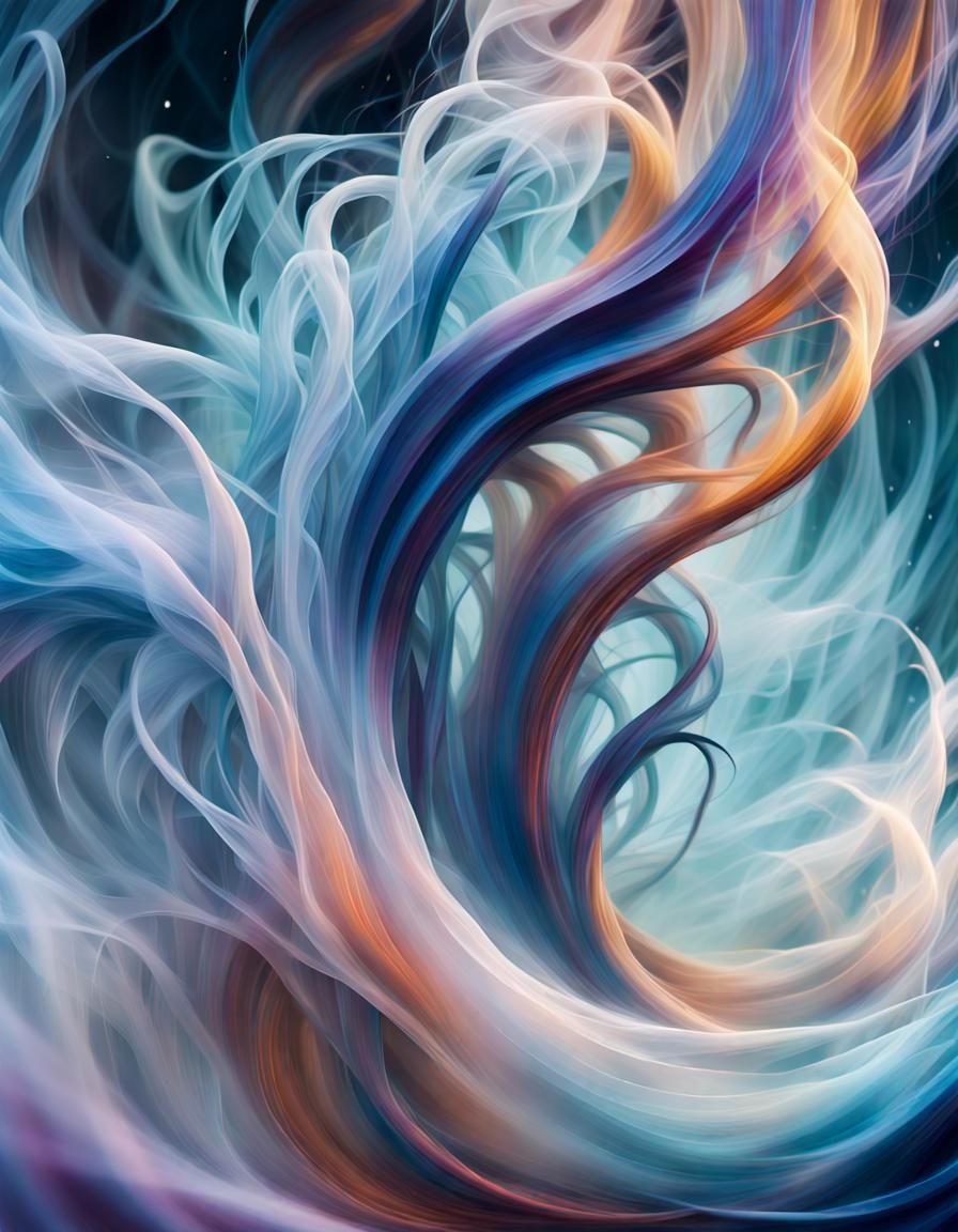 Surreal Smoke and Wind in Dreamy Motion