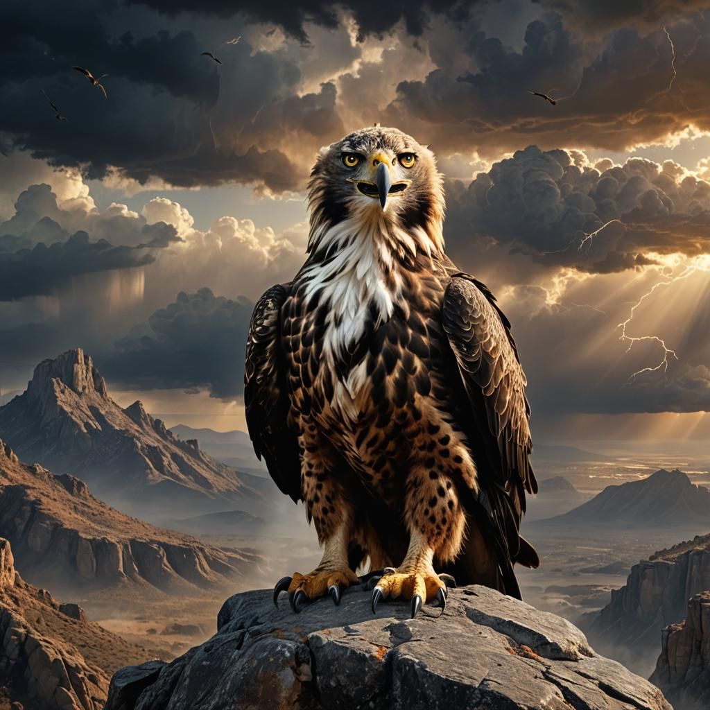 Eagle/cheetah hybrid