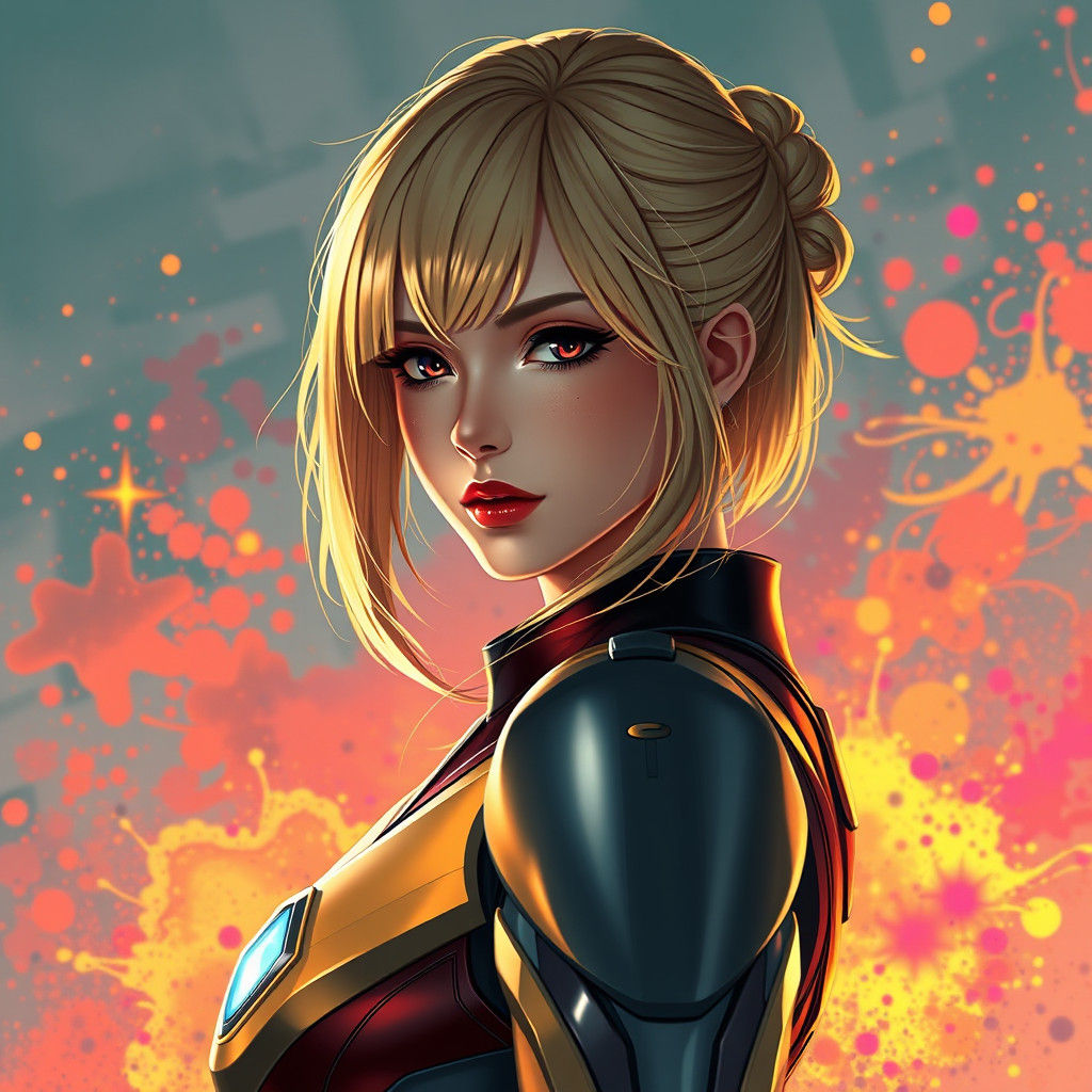 Iron Man Inspired Character Sheet in Persona Style