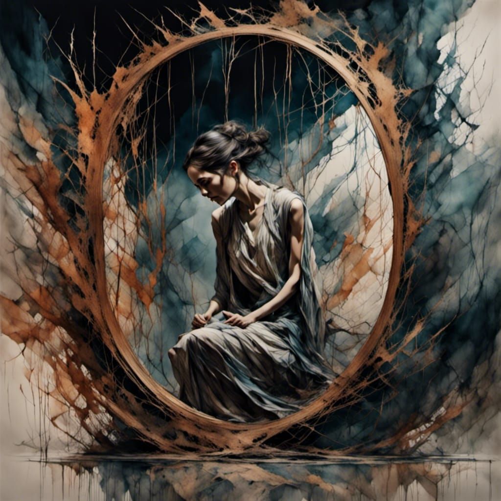 Trapped by her own thoughts