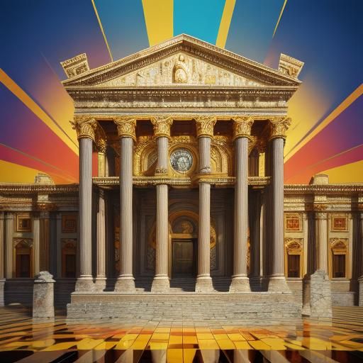 Cheese in Ancient Rome: A Dynamic Oil Painting