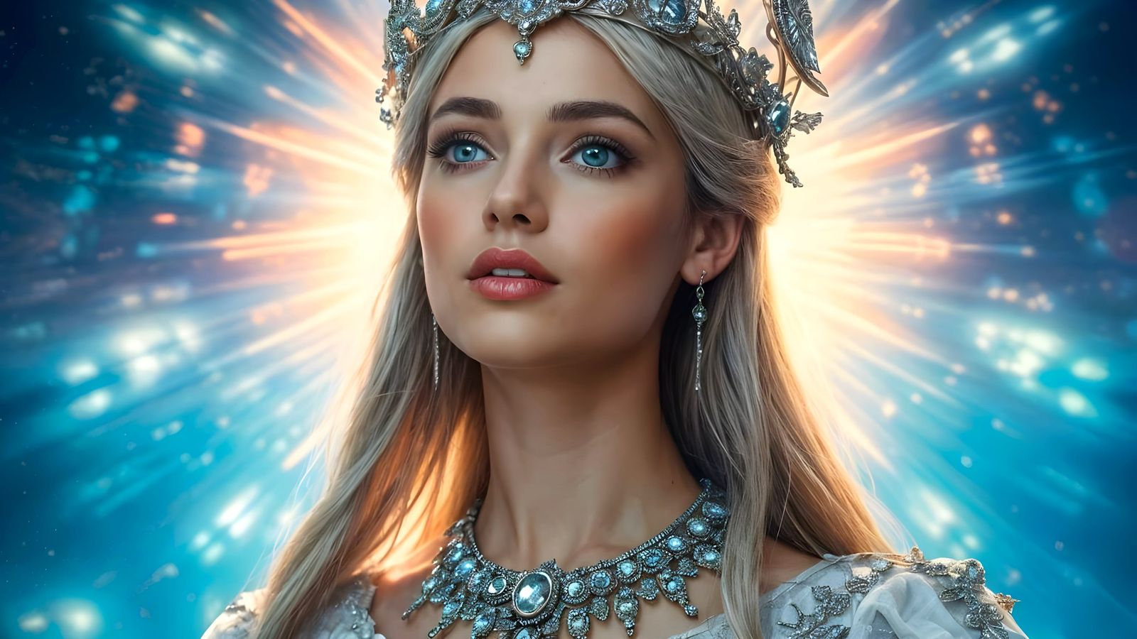 Ethereal Goddess Radiates Mystical Aura