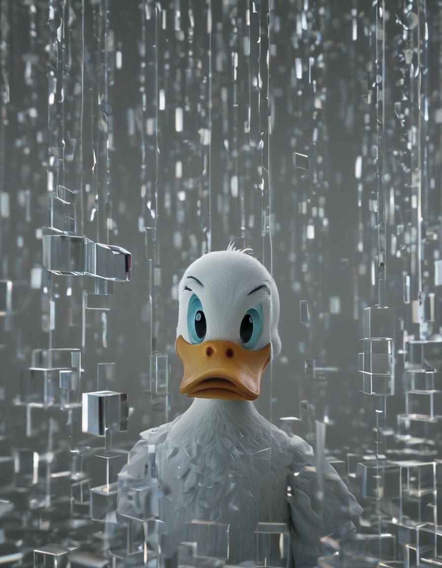 Donald Duck: Sad, Confused, and Sci-Fi Enhanced