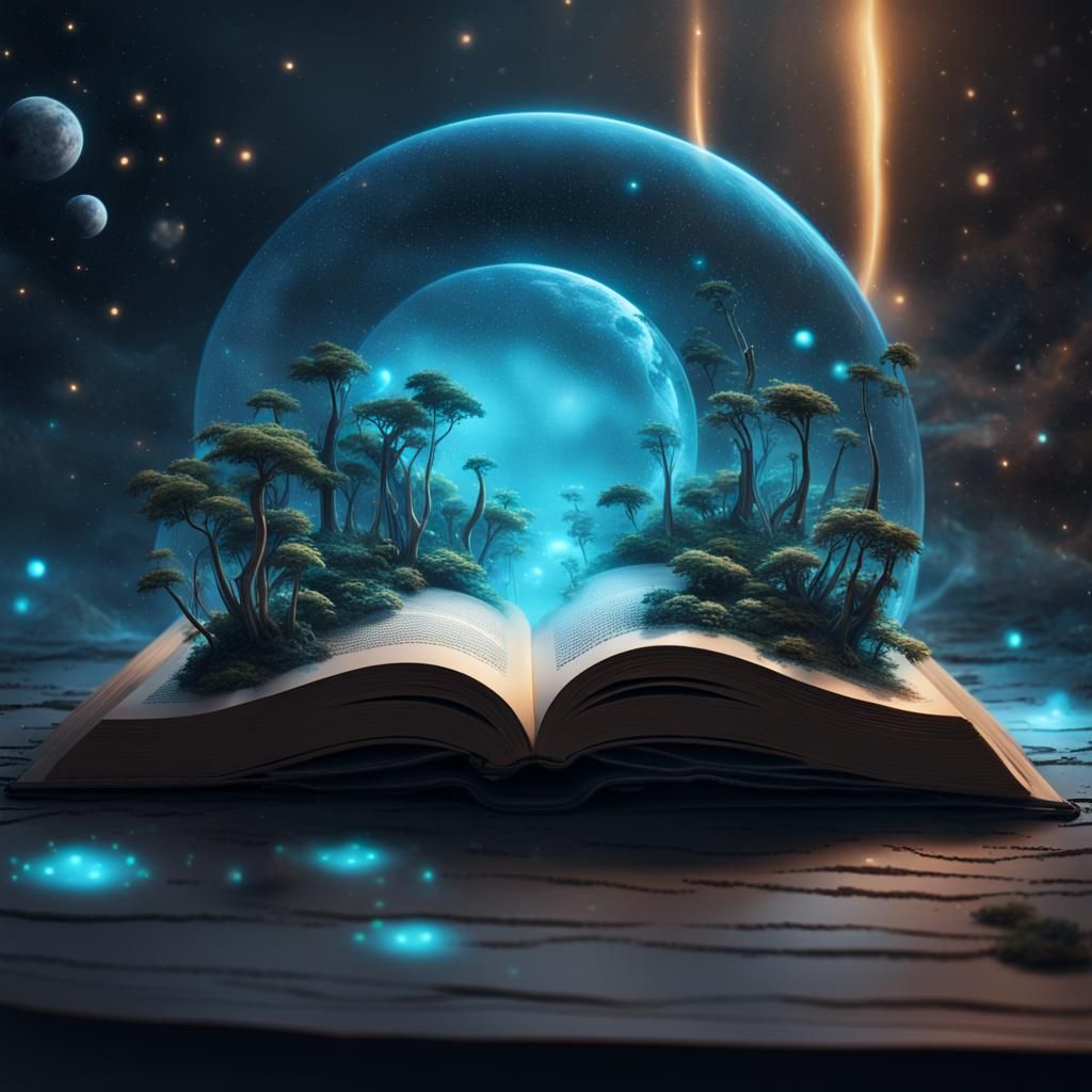 Bioluminescent Sci-Fi World Emerges from Book