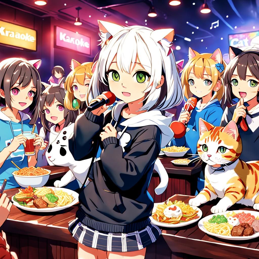 Anime Waifu Party at Karaoke Bar