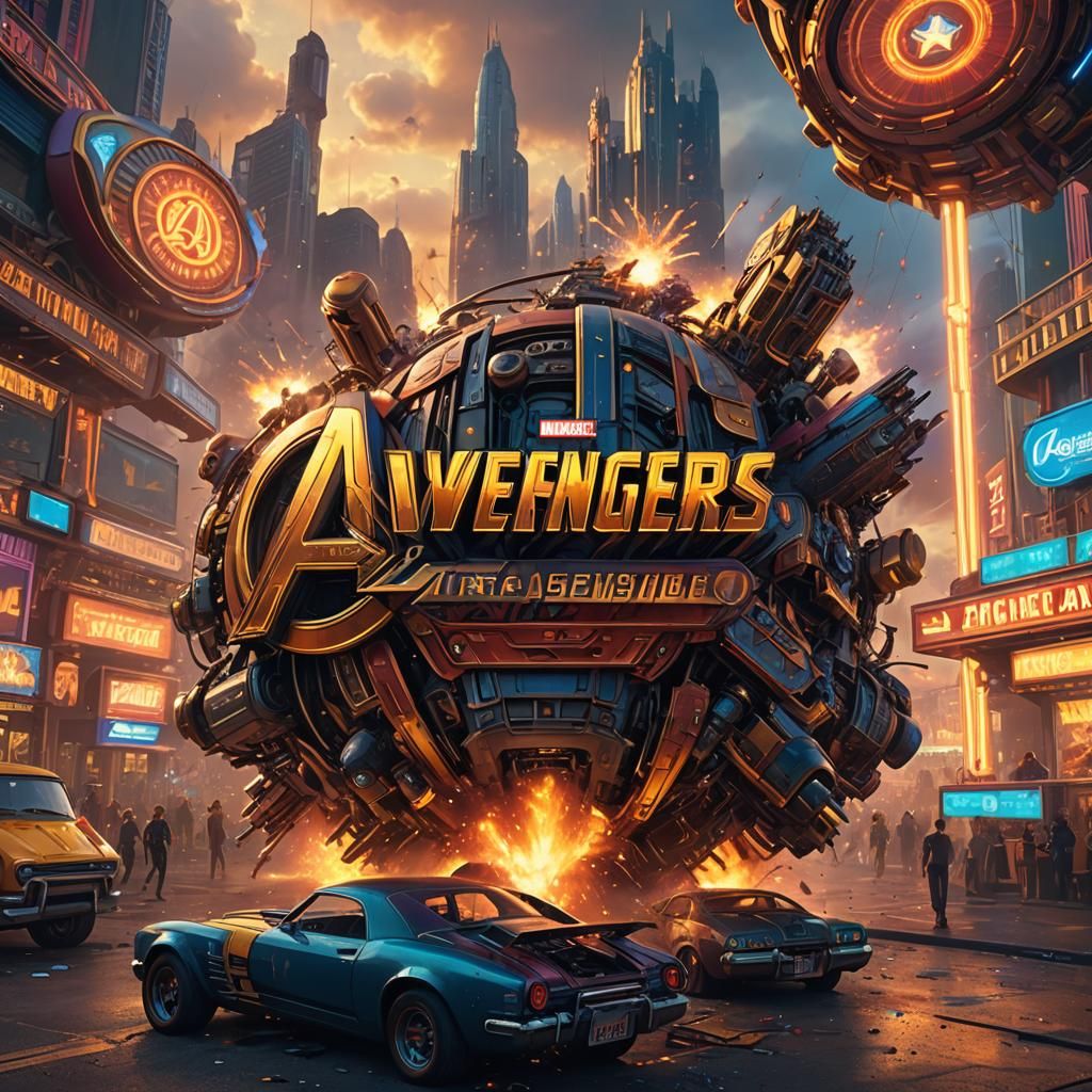 The Avengers Assemble: Fairground Airbrush Art