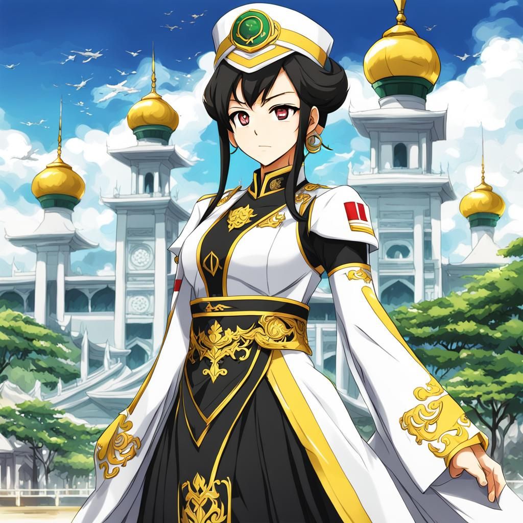 Brunei Darussalam as Anime Character