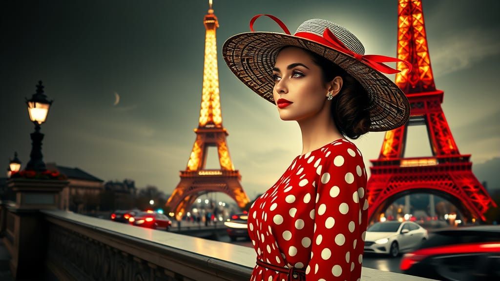 Parisian Elegance by the Eiffel Tower