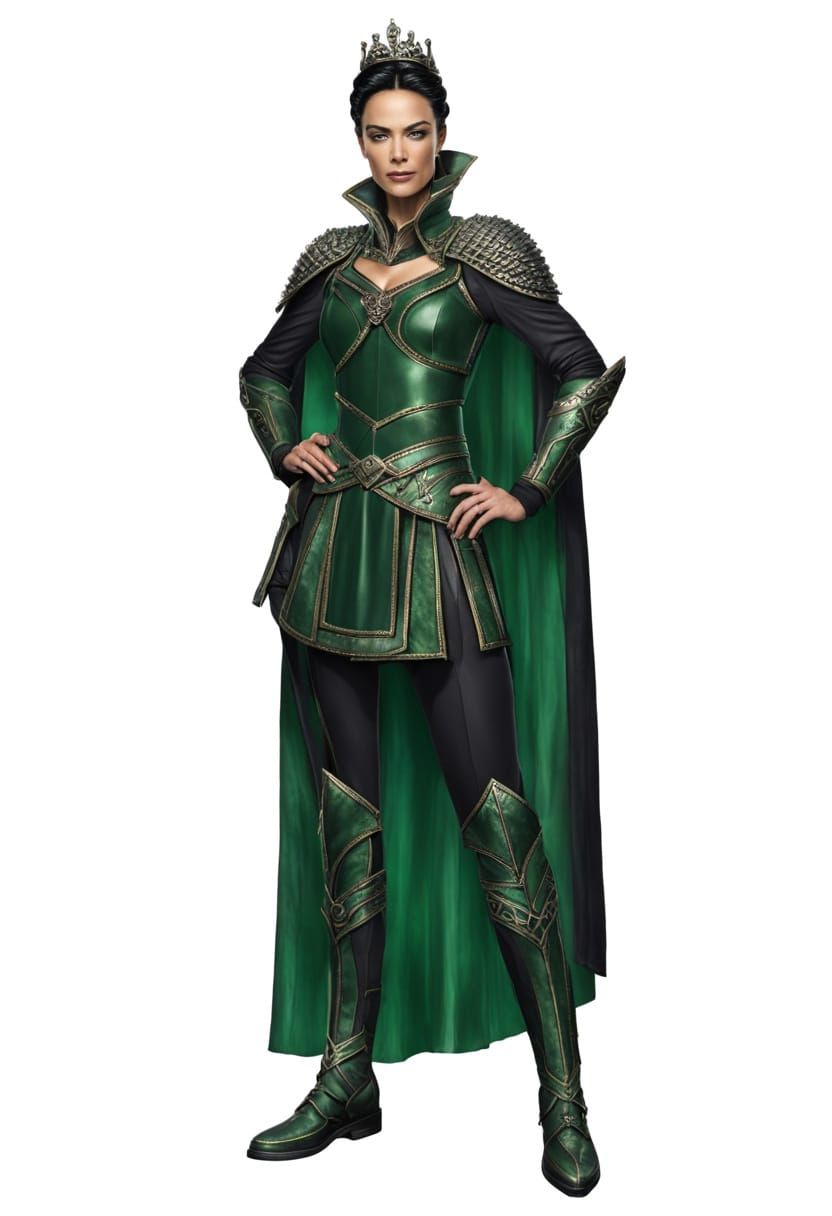 Emerald Empress: Rebecca Ferguson in Regal Armor