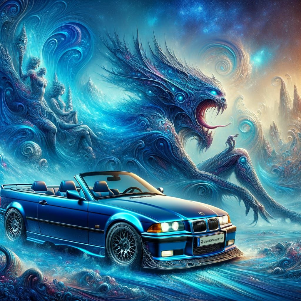E36 Convertible in Majestic Azure
