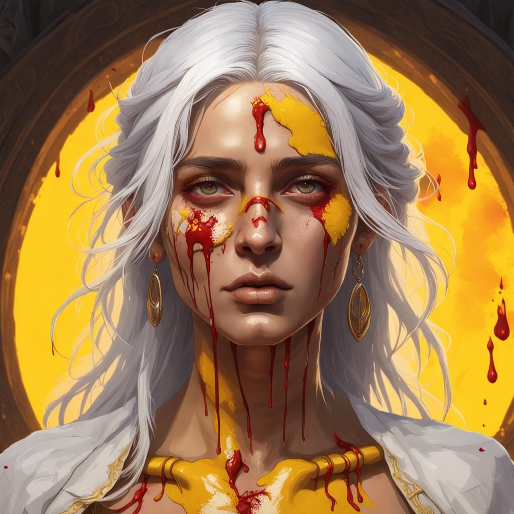 Romani Woman Portrait in Hyperdetailed Digital Art