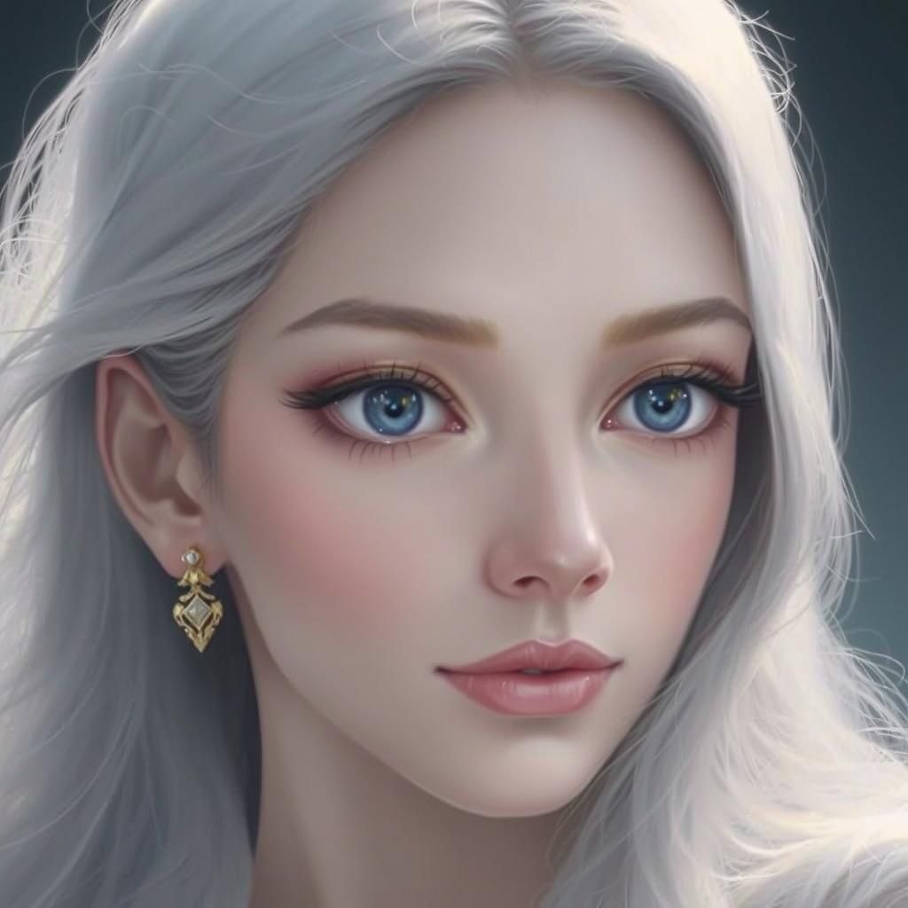 Surreal Blue Eyes in Giger and Beksinski Style