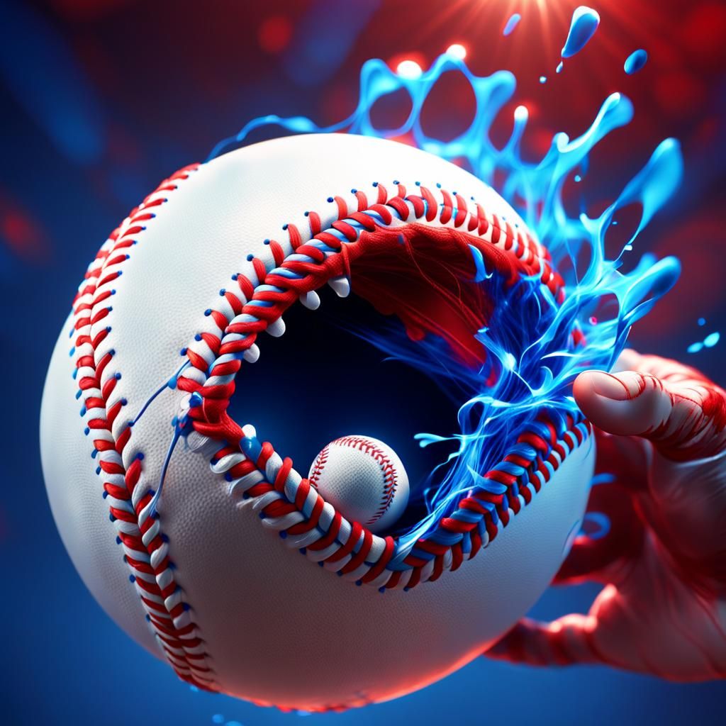 Screaming Baseball Released: Pixar-Style 3D Render
