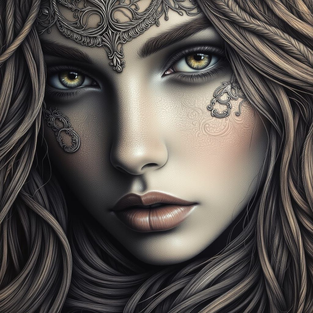 Triptych of Dawn, Noon, and Dusk in Textured Oil Paint