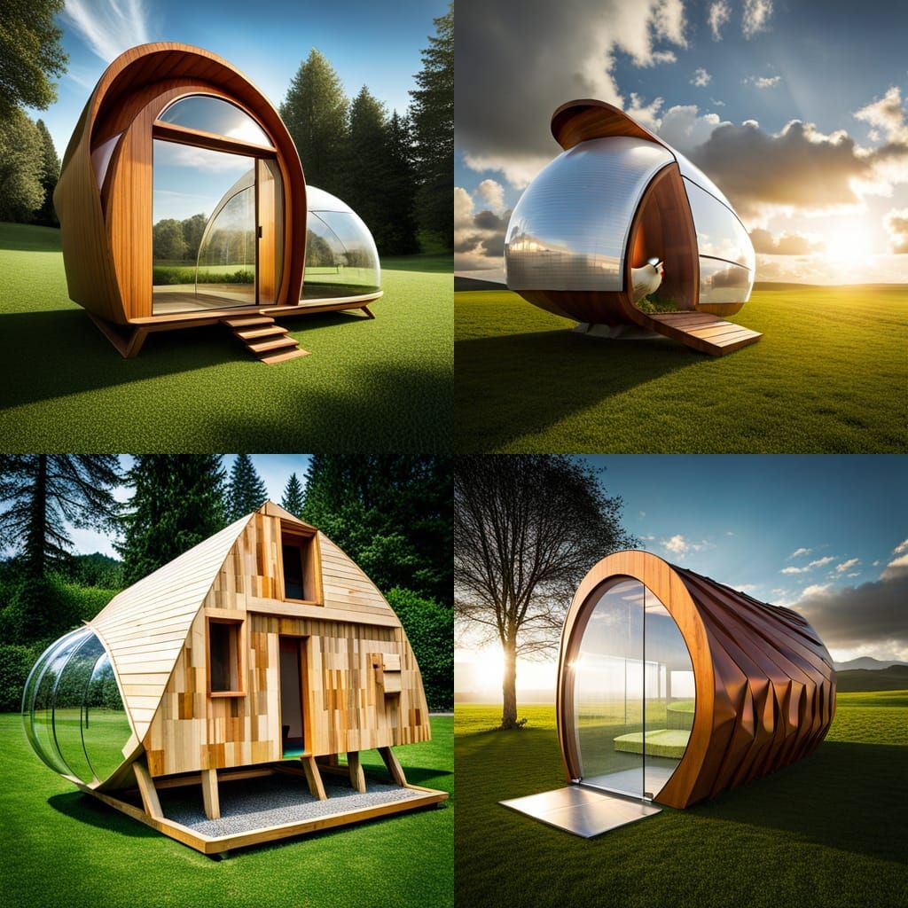 Futuristic Chicken Coop: A Modern Farm Building