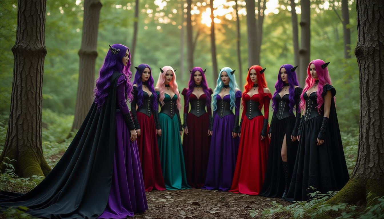 Purple-Haired Sorceress Briefs Rainbow Vampires in Twilight ...