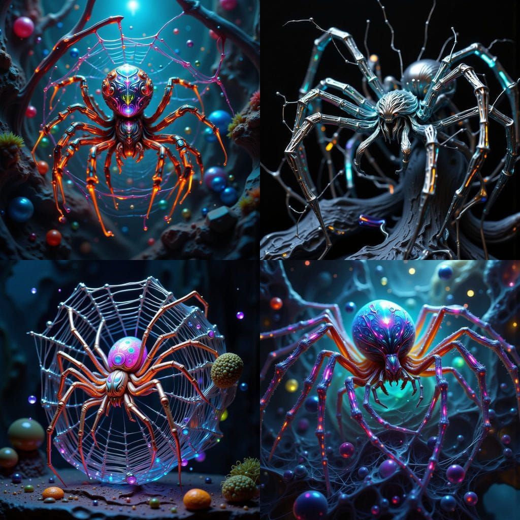 Magical Spider Artist Creates Hyperrealistic Web Sculptures