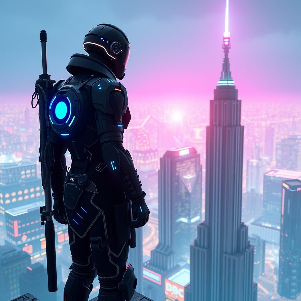 Cybernetic warrior...