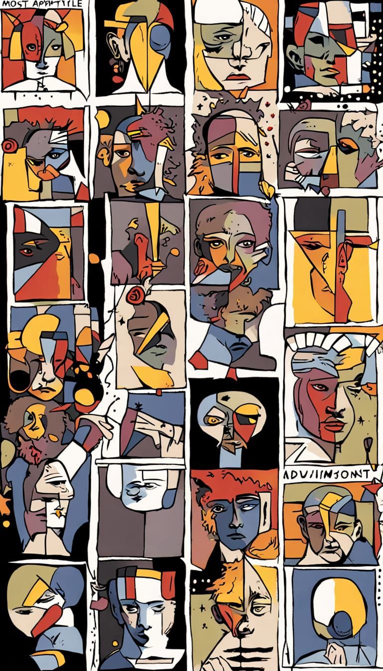 AI's Vision of Symbolic Rebellion and Inner Self