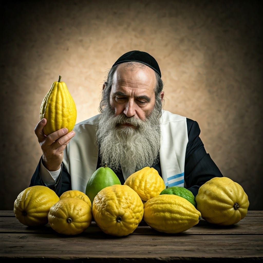 Etrog Examination: Mystical Baroque Still Life