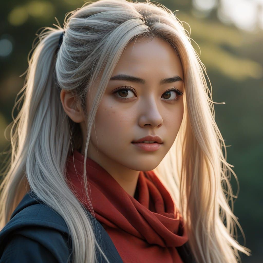 Cinematic Portrait of a Young Japanese Woman