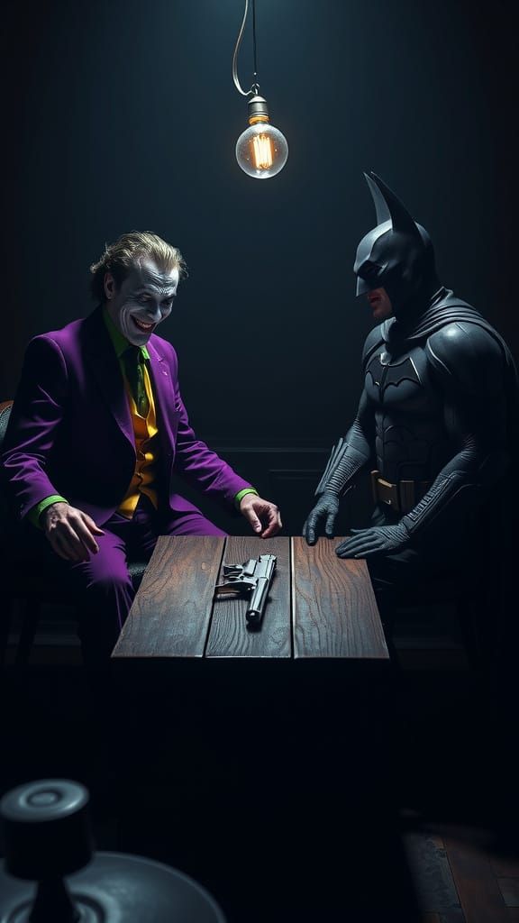 Batman vs Joker: Noir Russian Roulette