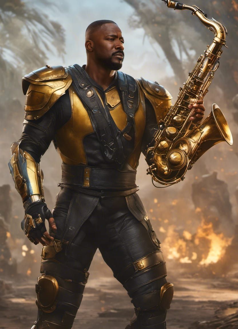 Jax Briggs Plays Saxophone with Cybernetic Arms