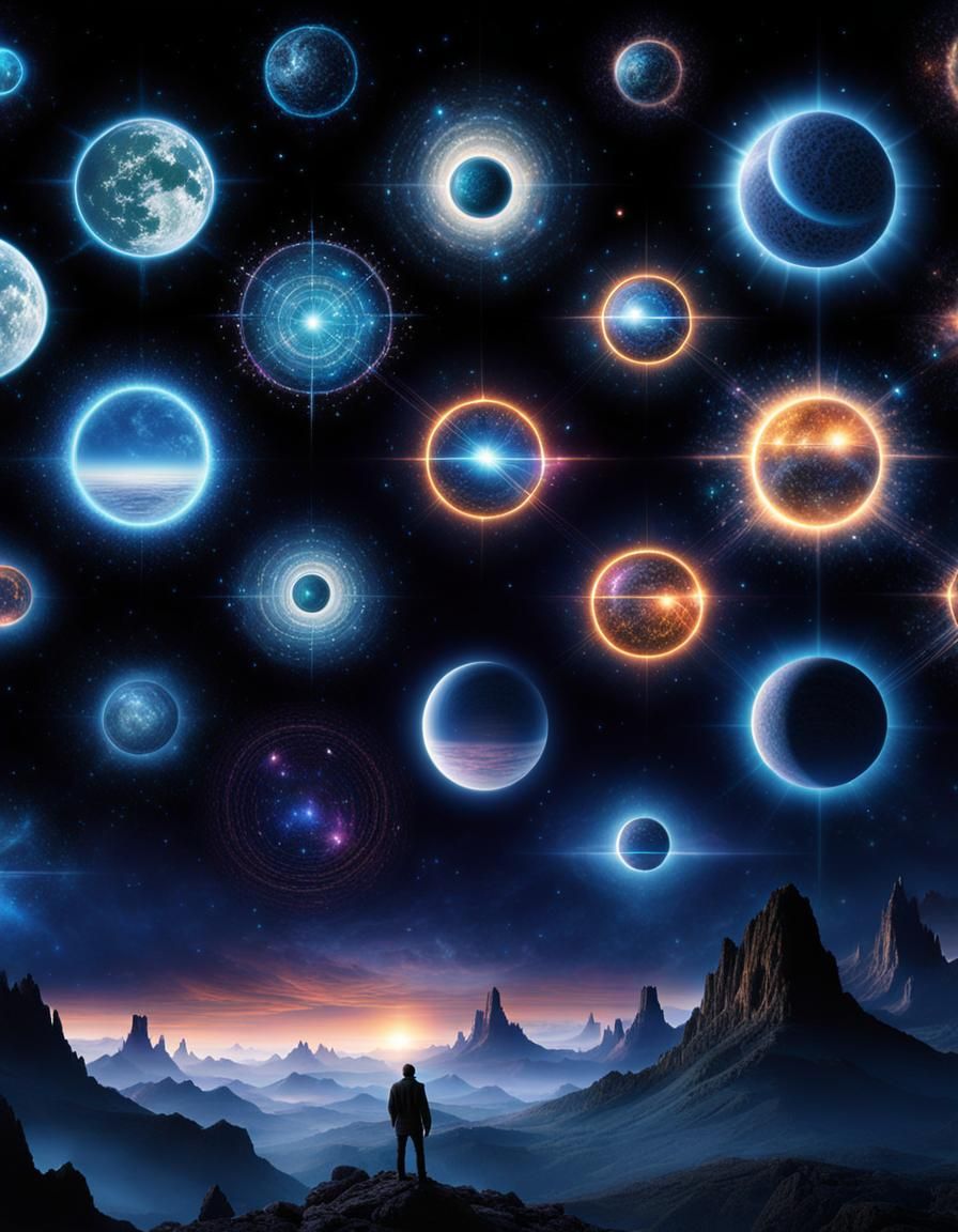 Cinematic Fantasy Landscape with Astral Connections