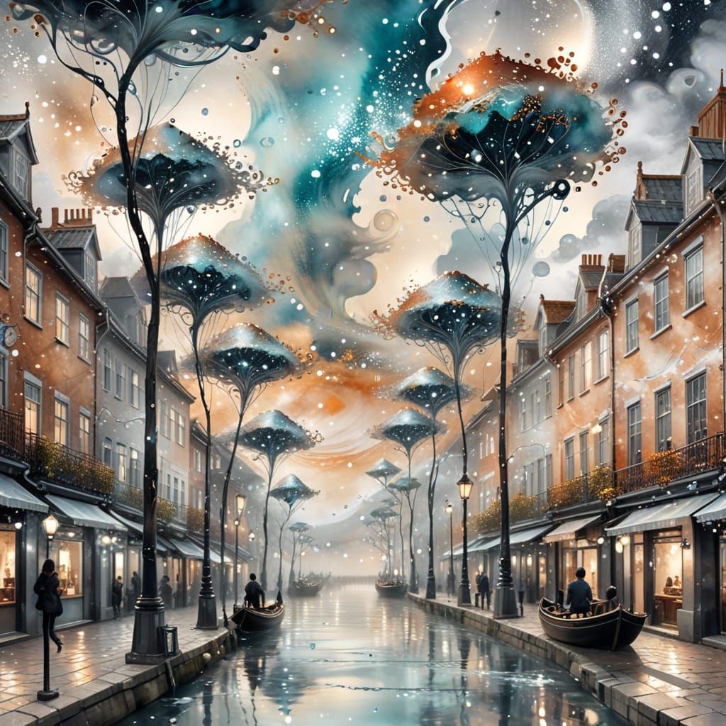 City scape, Natasha Wescoat and Willem Haenraets