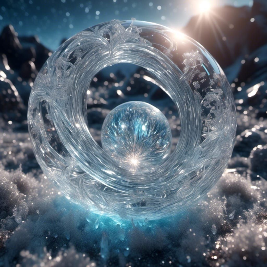 Crystal Torus in Deep Space Science Fiction