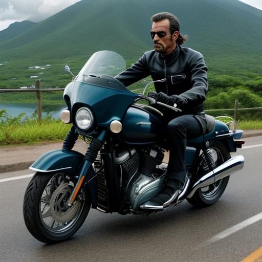 Movie Star's Morose Ride in Martinique